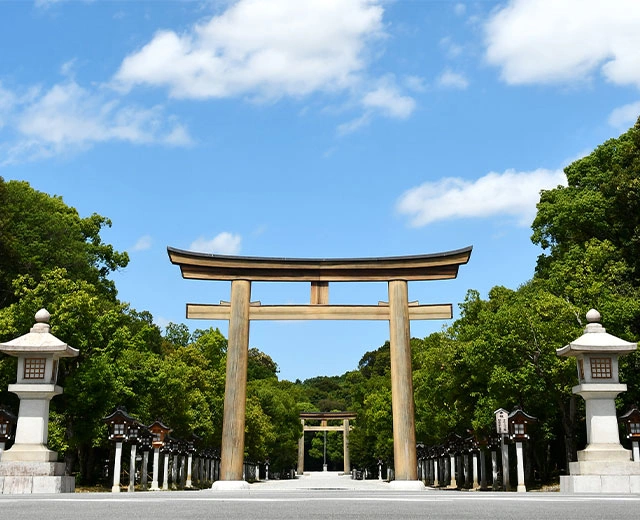 가시하라진구 아침 산포